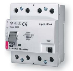 й ток  утечки 0,03 Дифференциальные реле EFI-4 KV/G  ETI