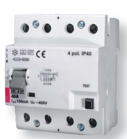 Дифференциальные реле EFI-4 UT (помехозащищённые) ETI