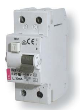 Дифференциальные автоматические выключатели KZS-2M ETI