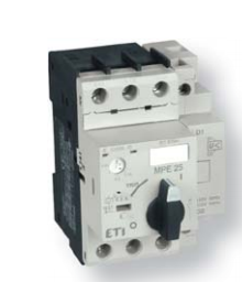 Автоматические выключатели защиты двигателей MPE 25  ETI